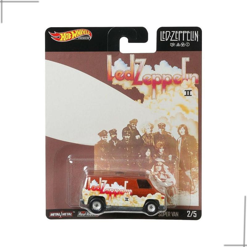 ホットウィール プレミアム　LED ZEPPELIN Hot Wheels Premium Coleção Completa Led Zeppelin - Mattel